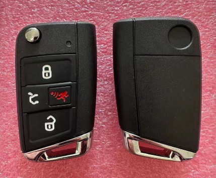주문 VW GTI 골프를 위한 315Mhz 3 + 1 버튼 NBGFS12P01 5G0959752BE 열쇠가 없는 플립 키 온라인 제조