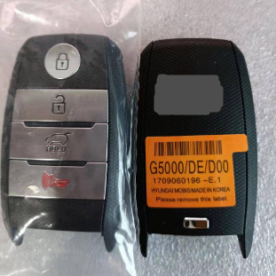 주문 기아 니로 LX EX 니로 Ｓ 순회를 위한 433Mhz 3+1 버튼 47 칩 95440-G5000 스마트 키 온라인 제조