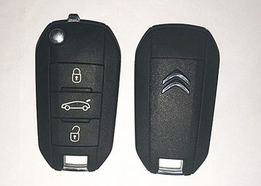 주문 3 단추 차 Citroen C4 선인장을 위한 먼 중요한 부품 번호 2013DJ0113 Citroen 차 열쇠 온라인 제조