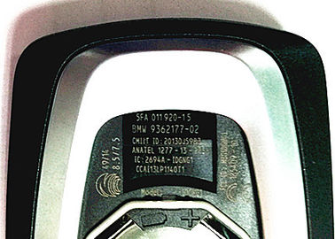 주문 검은 2015년 - 2017 BMW 자동차 키 동안 434 MHZ 9362177-02 NBGIDGNG1 온라인 제조