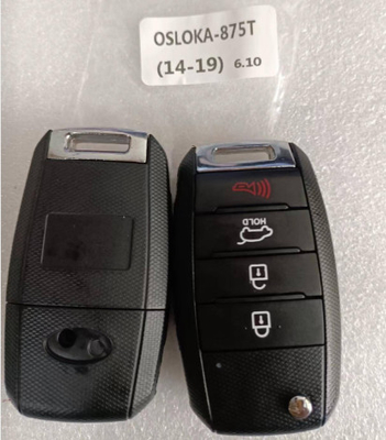 433MHz 3+1 버튼 95430-B2100 OSLOKA-875T 칩 없는 KIA Soul 2014-2019용 원격 키