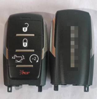 433 Mhz 4 + 1 버튼 OHT-4882056 68291691AD 4A 칩 스마트 키 도지 램 1500 픽업